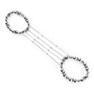 Сексуальна прикраса на пеніс та машонку Art of Sex - Jerome, Срібло. Photo 3