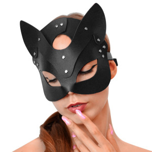 Маска Кішечки Art of Sex - Cat Mask, Чорний. Photo 2