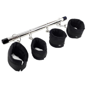 Колодка-розпірка для рук та ніг Art of Sex -Bondage  Soft Touch BDSM Spreader, колір чорний. Photo 2