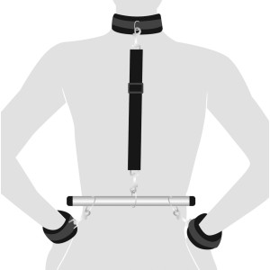 Фіксатор для рук та шиї Art of Sex - Trust me, колір чорний. Photo 2