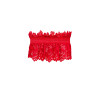 Ажурная подвязка Obsessive Amor Cherris garter, red