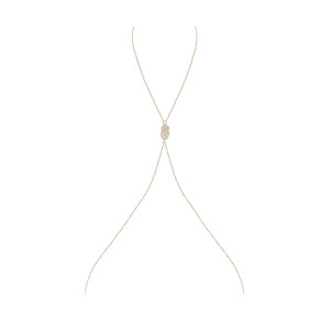 Ланцюжок для бюста з кулоном-совою Obsessive Bijou 901. Photo 3