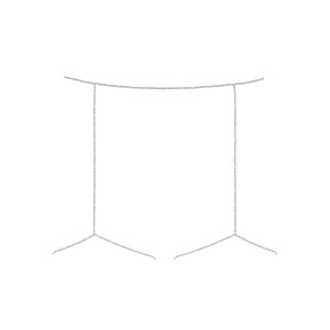 Ланцюжок-гартери з каменями Obsessive Bijou 905. Photo 3