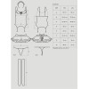 Еротичний костюм покоївки зі спідницею Obsessive Housemaid 5 pcs costume S/M black (м'ята упаковка!)