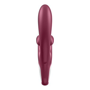 Вібратор-кролик Satisfyer Touch Me Red, подвійний відросток, 3 потужні мотори. Photo 3