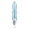 Вібратор-кролик Satisfyer Touch Me Blue, подвійний відросток, 3 потужні мотори