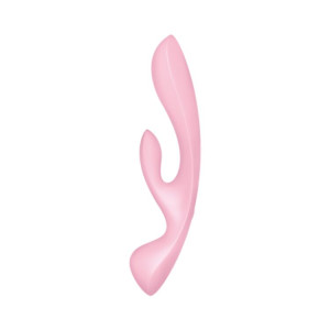 Вібратор-кролик Satisfyer Triple Oh Pink. Photo 2