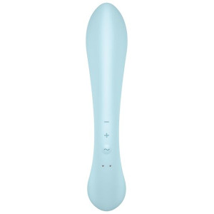 Вібратор-кролик Satisfyer Triple Oh Blue. Photo 3