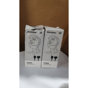 Зарядка (запасний кабель) для іграшок Satisfyer USB charging cable Black (м'ята упаковка!!!). Photo 2