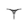 Прозорі стрінги з доступом Obsessive Celia Noir crotchless thong M/L