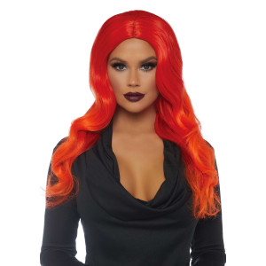 Руда перука омбре Leg Avenue Ombre long wavy wig, довга, локони, 61 см. Photo 3