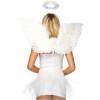 Набір аксесуарів «Ангел» Leg Avenue Angel Accessory Kit, крильця з пір’я, німб