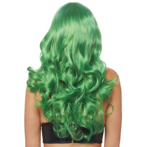 Волнистый парик Leg Avenue Misfit Long Wavy Wig Green, длинный, реалистичный вид, 61 см. Photo 2