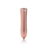 Мощная вибропуля DOXY ROSE GOLD в металлическом кейсе, ультрагладкая, 7 режимов