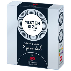 Презервативи Mister Size - pure feel - 60 (3 condoms), товщина 0,05 мм. Photo 2