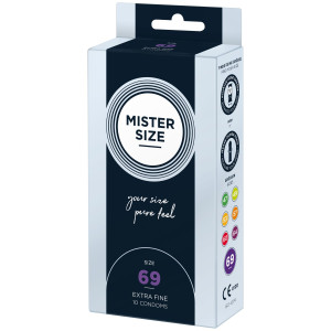 Презервативи Mister Size - pure feel - 69 (10 condoms), товщина 0,05 мм. Photo 2