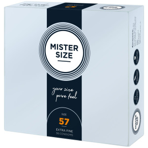 Презервативи Mister Size - pure feel - 57 (36 condoms), товщина 0,05 мм. Photo 2