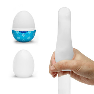 Мастурбатор-яйце Tenga Egg Snow Crystal з охолоджувальним лубрикантом. Photo 3