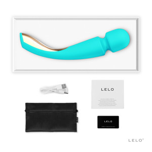Вібромасажер LELO Smart Wand 2 Medium Ocean Blue. Photo 2