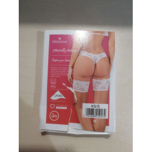 Obsessive Heavenlly stockings XS/S (м'ята упаковка). Photo 2