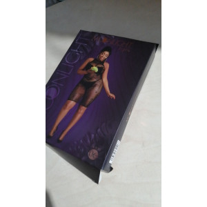 Сукня-бодістокінг Moonlight Plus Model 06 XL-XXXL Black (м'ята упаковка!!!). Photo 2