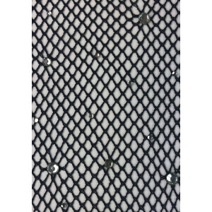 Колготки Leg Avenue Rhinestone micro net tights One size Black, мелкая сетка, стразы. Photo 2