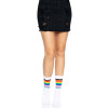 Носки женские в полоску Leg Avenue Pride crew socks Rainbow, 37–43 размер