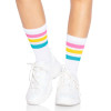 Шкарпетки жіночі в смужку Leg Avenue Pride crew socks Pansexual, 37–43 розмір