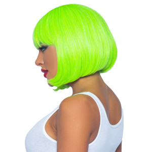 Перука Leg Avenue 12″ Neon short bob wig Neon Green. Photo 3
