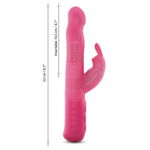 Вібратор-кролик Dorcel Baby Rabbit Magenta 2.0 з перлинним масажем і головкою, що обертається. Photo 2