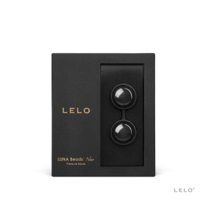 Вагінальні кульки LELO Luna Beads Noir Black, зміщений центр ваги, діаметр 2,9 см, 2х37 г. Photo 3