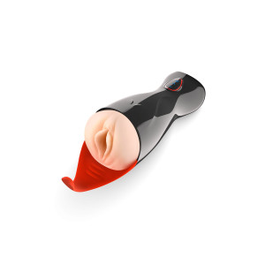 Преміум-вібромастурбатор Real Body - Real Sucking Pussy 2, всмоктування, звук, стимуляція промежини. Photo 3