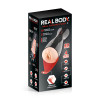 Преміум-вібромастурбатор Real Body - Real Sucking Pussy 2, всмоктування, звук, стимуляція промежини