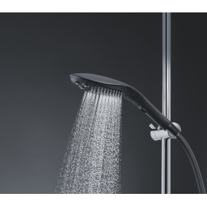 Насадка-стимулятор для душу 2в1 Womanizer Wave Black, масажер для інтимних зон. Photo 3