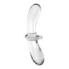 Дилдо Satisfyer Double Crystal (Transparent) (м'ята упаковка!!!)