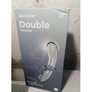 Дилдо Satisfyer Double Crystal (Transparent) (м'ята упаковка!!!). Photo 2