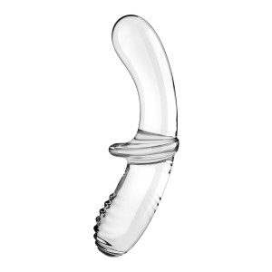Скляний дилдо Satisfyer Double Crystal (Transparent). Photo 3
