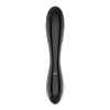 Скляний дилдо Satisfyer Dazzling Crystal 1 (Black)