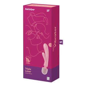 Вібратор Satisfyer Triple Lover (Pink). Photo 2