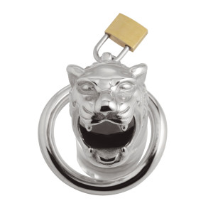 Клітка для члена Master Series Tiger King Cock Cage With Lock. Photo 3