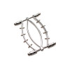 Затискач для статевих губ Master Series Spread'Em Poker Vagina Clamp with Adjustable Pressure Screws