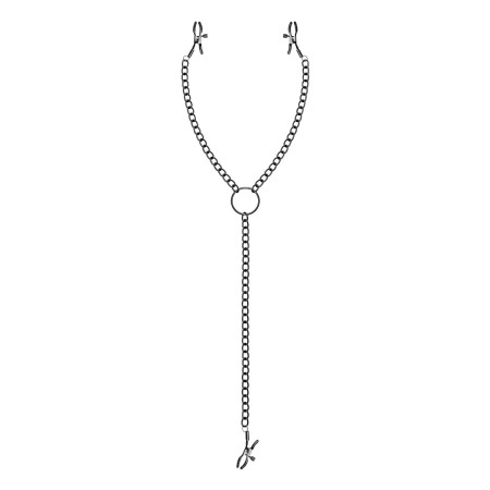 Затискачі для сосків та клітору Bedroom Fantasies Nipple & Clit l Clamps - Black