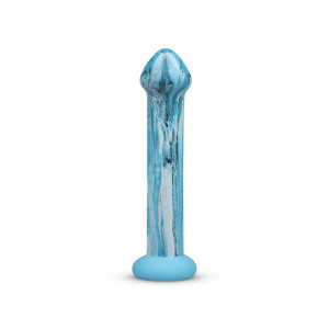 Скляний дилдо Gildo - Ocean Ripple Glass Dildo. Photo 3