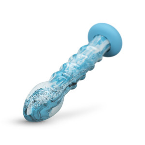 Скляний дилдо Gildo - Ocean Wave Glass Dildo. Photo 3