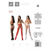Еротичні колготки-бодістокінг Passion S026 red