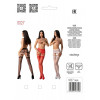 Еротичні колготки-бодістокінг Passion S027 red