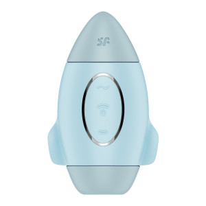 Вакуумний вібратор Satisfyer Mission Control Blue. Photo 2