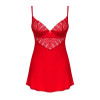 Пеньюар Obsessive Ingridia chemise & thong XL/2XL