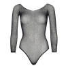 Боді Leg Avenue Crystalized fishnet bodysuit Black One Size