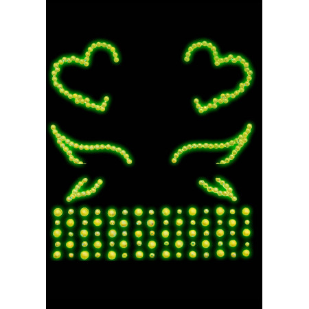 Leg Avenue Ayla face jewel sticker